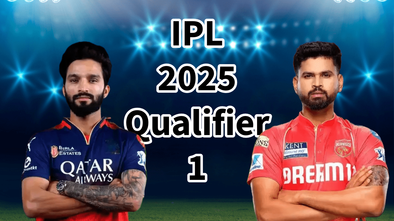PBKS vs RCB IPL 2025 Qualifier 1 match at Mullanpur Stadium