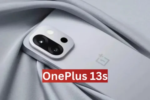 OnePlus 13s official press image showing rear camera module in blue color