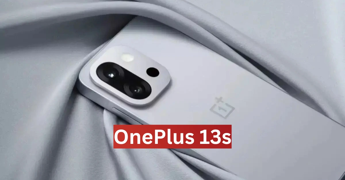OnePlus 13s official press image showing rear camera module in blue color