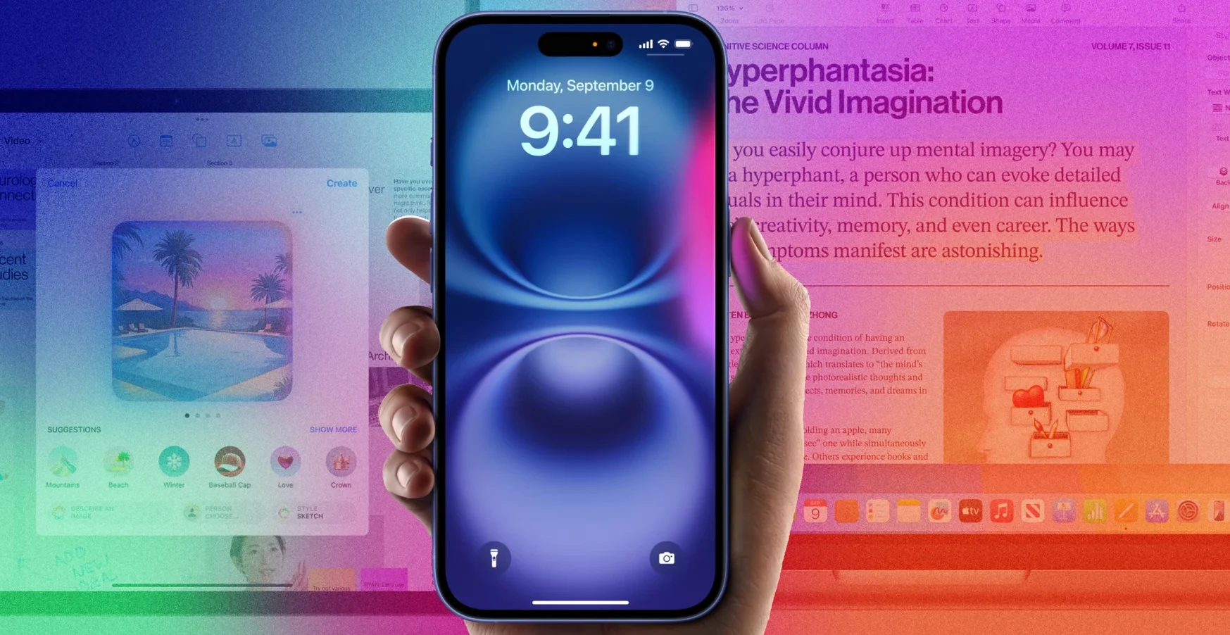 Apple Ai फीचर के साथ iPhone यूजर इंटरफेस